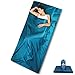 DIMPLES EXCEL Sleeping Bag Liner Travel Camping Sheet (Zipper Version)