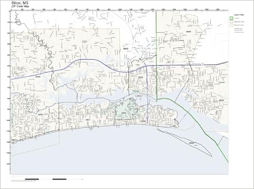 Biloxi Zip Code Map Zip Code Wall Map Of Biloxi, Ms Zip Code Map Laminated: Amazon.com: Office  Products