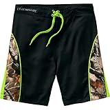 Legendary Whitetails Mens Shoreline Swim Trunks Optic Lime X-Large