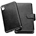 Vofolen Case for iPhone XR Case Wallet Leather PU Flip Cover Folio Detachable Magnetic Slim Shell Dual Layer Heavy Duty Protective Bumper Armor + Wristband Card Holder for iPhone XR X-R 10R (Black)