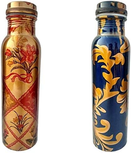 Just Copper Copper Bottle, 1000ml, Set of 2