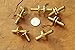 JWL HAWNKOA PRODUCTS Solid Brass Cane Connectors Couplers 3/8