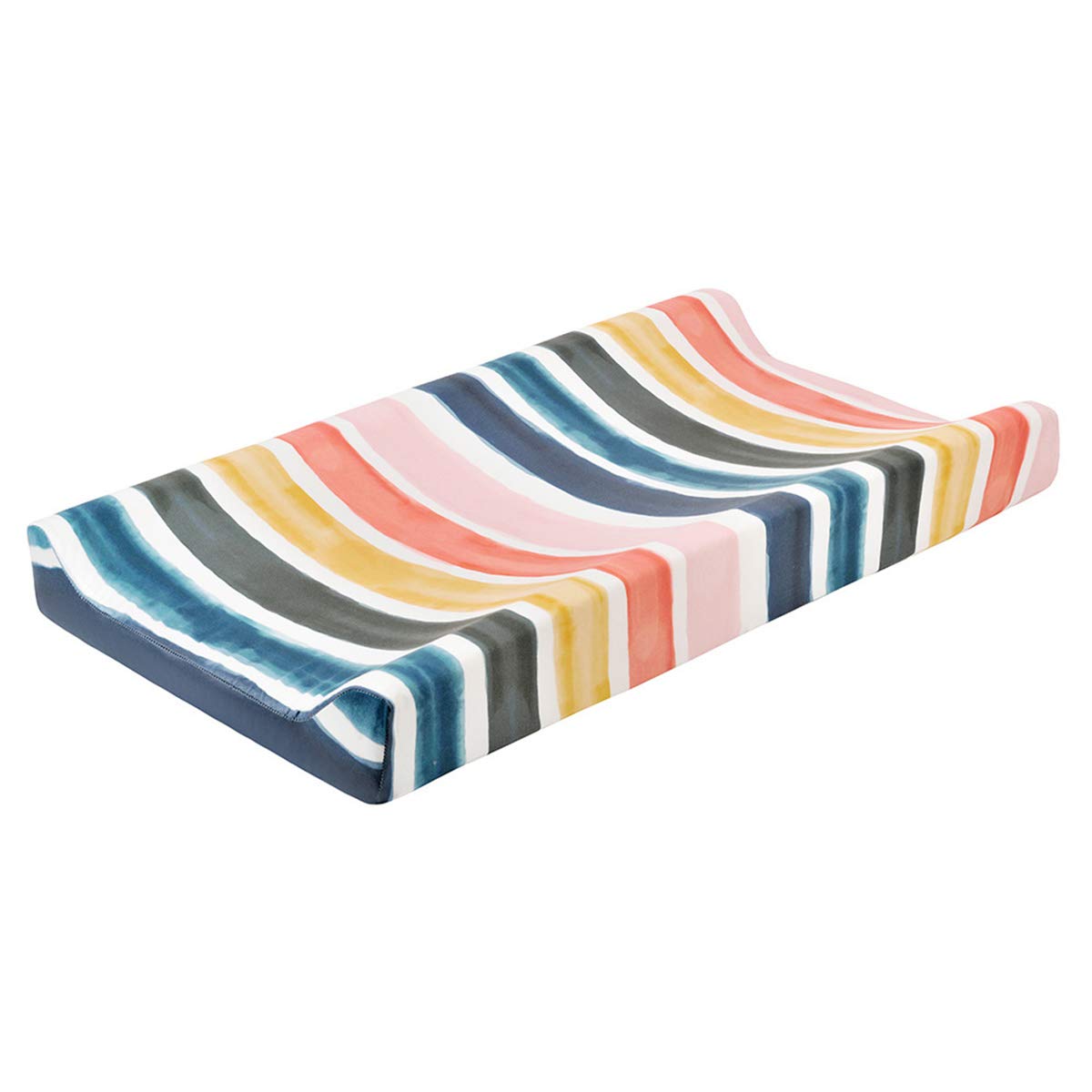SH-RuiDu Changing Pad Cover, Super Soft Breathable Floral Changing Table Sheet Infant Changing mat Cover for Baby Boys Girls (Rainbow Stripe)