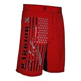 Crossfit WOD MMA Shorts (RED, 38)