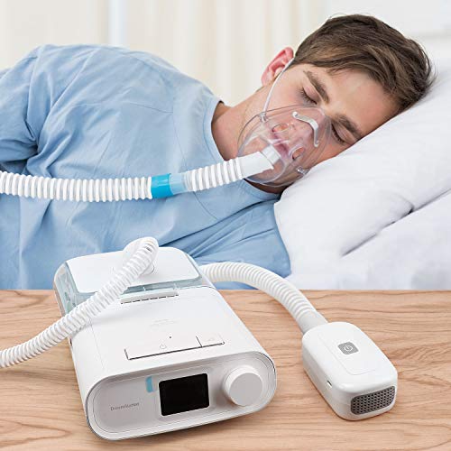 Wiscky CPAP Cleaner and Sanitizer Bundle with Sanitizing Bag for CPAP Mask, Cusion, Regular & Heated Hose Pipe Tube Accessories and Equipment - No More Ozone Smell