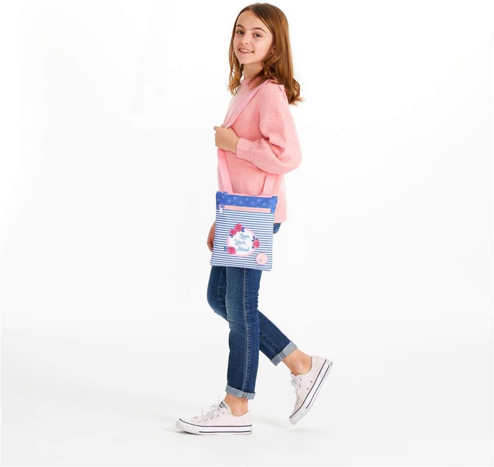 Roll Road Rose Shoulder bag Blue 20x24 cms Polyester - Image 4