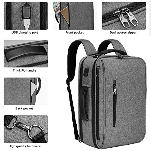 3 in 1 briefcase backpack