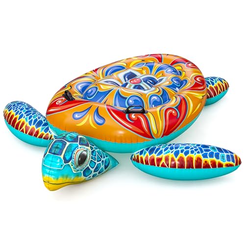 Bestway 6x 68/1.83m x 1.73m Mediterranean Turtle Ride-On