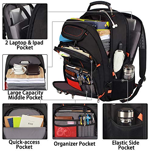 Travel Laptop Backpack,Extra Large 18.4 inch Gaming Laptop Backpacks