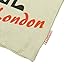 Luxbon - Lovely British Royal Guards Love London Cotton Linen Throw Pillow Case Cushion Cover 18 x 18/45X45CM Insert Not Included