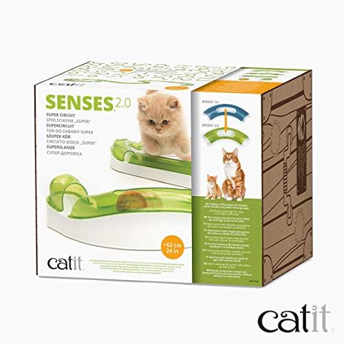 Catit 43156W Tor do Zabawy dla Kotów, 26.67 x 19.81 x 24.89 ...