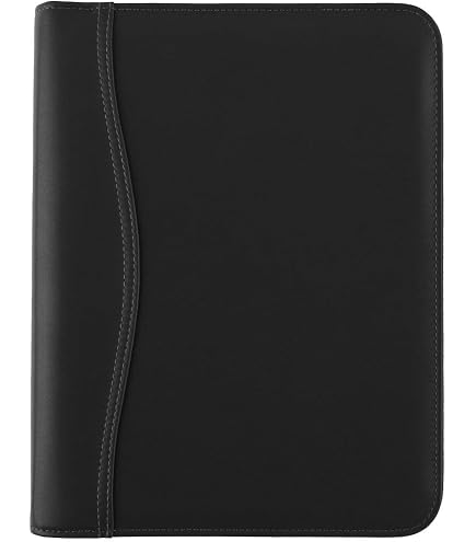 At-a-Glance Harrison Leather Day Planner – Undated, 8.5x11 Inch, Brown, Zip Closure