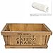 Coffee Themed Decorative Wooden Storage Display Box for Flowers / Plants / Jewelry / Supplies