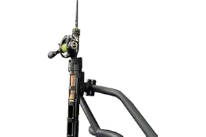 Tcakelox Spinning Rod Holder for Bicycle and Motorcycle Rod Rack for Bicycle Fishing Securely Attached to The Bike