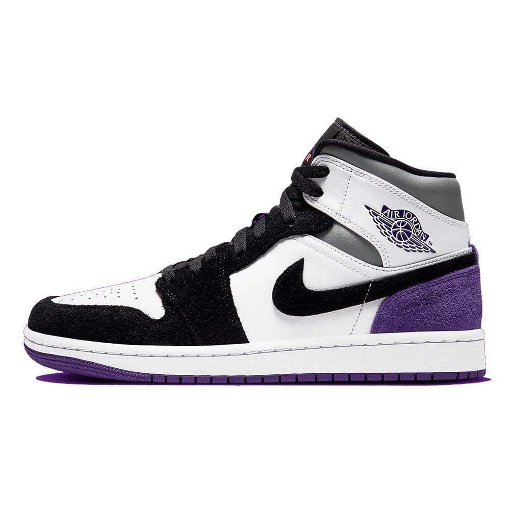 Jordan Mens Air 1 Mid SE 852542 105 Court Purple Suede - Tamaño 9
