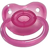 Rearz Pacifier Addict - Fixx - Jumbo Functional Adult XXL Silicone Pacifier - Size 10 Cotton Candy Pink