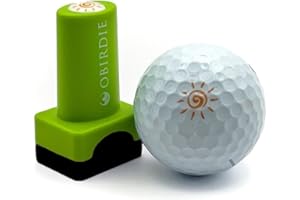 Obirdie Self-Inking Golf Ball Stamp | Chic & Fun Golf Ball Stamper | Fast-Drying, Waterproof Golf Ball Marker Stamp | Reusable Golf Accessories for Women | Golfer Gifts | Golf Gadgets