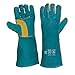 HAWK Forge 400 Welding Gloves Lined Leather, Blue - 14"