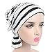 Ever Fairy 3 Colors Pack Chemo Cancer HeadScarf Hat Cap Ethnic Cloth Print Turban Headwear Women Women's Ruffle Beanie Scarf (3 Colors Pack-C2)