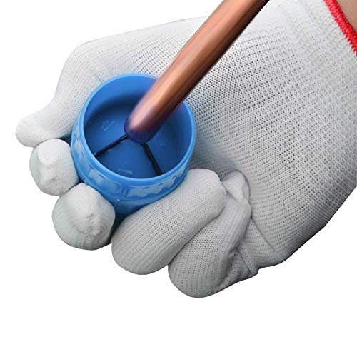 Wostore Pipe Reamer for Inner-Outer Copper Aluminum and Soft Steel Tubing 3/16 to 1-1/2 Inch Blue