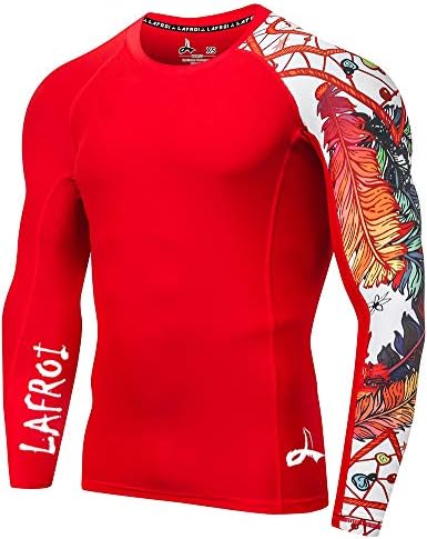USKOY Herren Kompressionsshirt Mit UPF 50+ – Perfekter Baselayer Für Sport & Outdoor