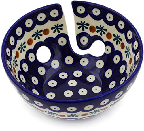 Polish Pottery Yarn Bowl 6-inch (Mosquito)