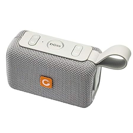 Bluetooth Lautsprecher, DOSS E-Go Bluetooth Lautsprecher Boxen Soundbox mit besserem Bass Drahtloser Tragbarer IPX6 Wasserdic
