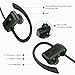 HiGoing Wireless running Headphones Bluetooth Sports Earbuds Waterproof Earphones with Mic Earhook, Deep Bass with Noise Cancelling Headset - Black