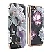 Official TED BAKER SS16 iPhone 6 / 6S Case for Women, Luxury Folio Case / Cover with Built-In Interior Mirror for Apple iPhone 6 and iPhone 6S - MARIEL - Black