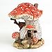 Top Collection Miniature Fairy Garden and Terrarium Red Mushroom Fairy House