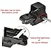 MidTen 1X22X32 Red Green Dot Sight 4 Reticles Reflex Sight with Quick Detach Mount 20mm Rail