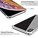 MOONLUX Transparent Case Compatible for Apple iPhone Xs (2018) and iPhone X, Reinforced Corners TPU Aircushion & PC Back Cover Anti-Scratch, Clear