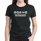 CafePress Divergent - Different Dangerous Women's Dark T-S Women's Dark T-Shirt
