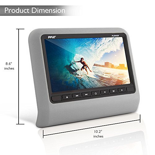 Universal Car Headrest Mount Monitor 9 Inch Vehicle Multimedia DVD