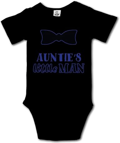 auntie's little man onesie