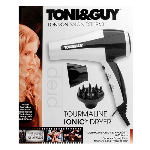 Toni & Guy Professional Hair Dryer, Black/White, 1875 Watt Buy Online
