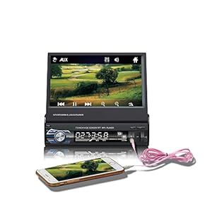 EZoneTronics Indash Autoradio 7 Pollici Richiudibile 1DIN Schermo Pieghevole Auto Radio Stereo FM Bluetooth MP3 MP4… - immagine 6