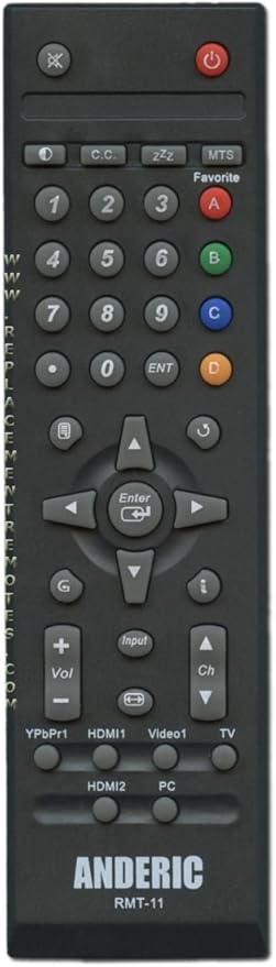 Amazon Com Anderic Rmt11 For Westinghouse Rmt 11 Tv Remote Control No Programming Required 1 Year Warranty Guaranteed Fit For Westinghouse Tvs Only Home Audio Theater