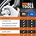 Tire Repair Kit for Car Bike Motorcycle Trailer RV UTV Jeep Truck Tractor with Quality Tire Pressure Gauge, Gloves - Flat Tire Plug Tubeless Kit - Emergency Puncture Repair Patch Kit