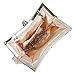 BMC Womens Pink Champagne Faux Pearl Cascading Bead Rhinestone Encrusted Evening Clutch Cocktail Party Fashion Purse