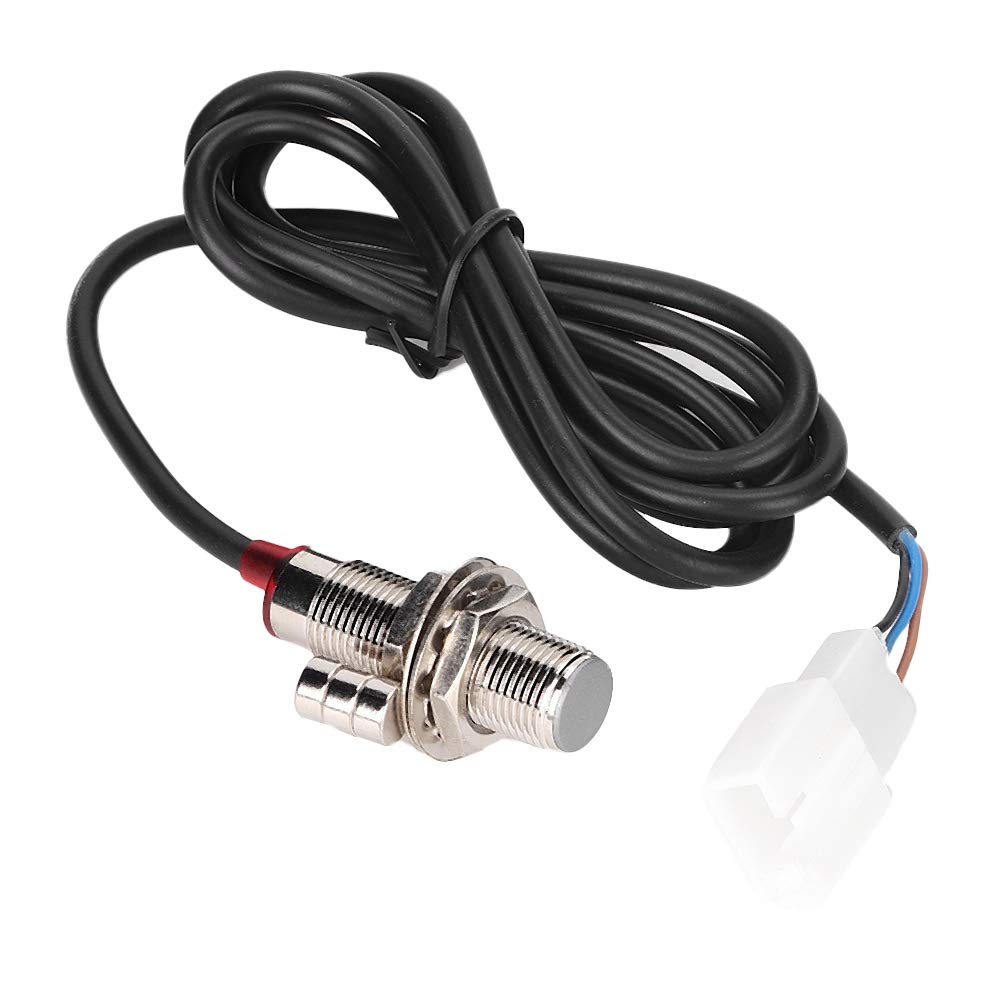 Suuonee Speedometer Sensor Cable, Motorcycle Digital Odometer Sensor Cable With 3 Magnet