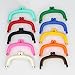 Kissdiy 10PCS Dia. 3.3 inch Plastic Purse Frame Coin Bag Kiss Clasp Lock DIY Craft Assorted 10 Colors