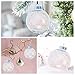 KI Store Clear Christmas Balls Ornament Plastic Shatterproof Large Christmas Tree Ornaments Iridescent 3.15 Inch Tree Decorations Set of 6