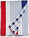 Greenland Home Americana Throw Quilt, Cotton, Reversible, 50 W x 60 L inches, Nautical Stripes