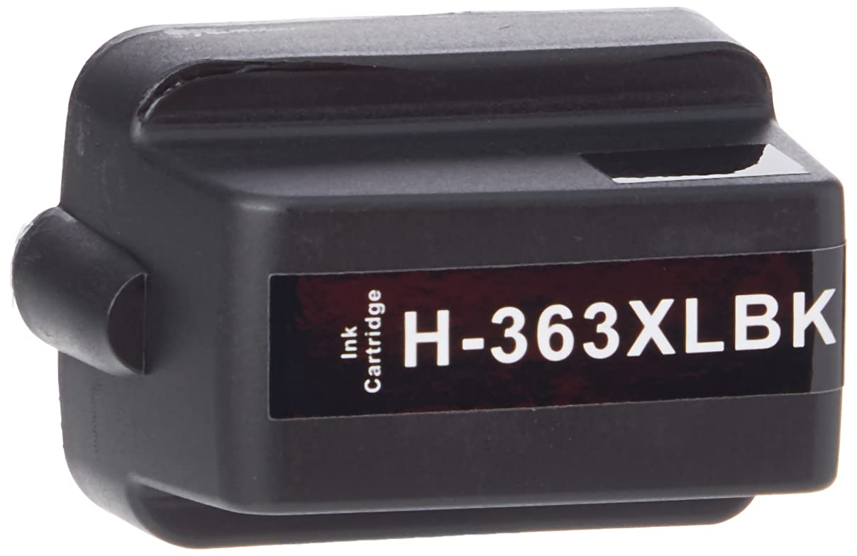 Go Inks 4 Black Compatible Printer Ink Cartridges to replace HP 363Bk (XL) Compatible/non-OEM for HP Photosmart Printers