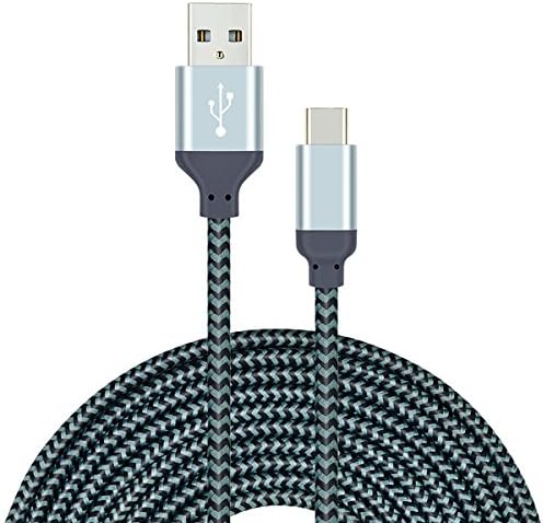 USB Type C Charging Cable, MIVINE 10Ft Nylon Braided USB C Fast Charger Data Cable for Samsung Galaxy Note 8 S9 plus S8 S8+, ZTE AXON Pixel XL Nexus 6P 5X LG G6 G5 V30 Oneplus 3T 5 Nintendo Switch
