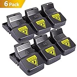 Diaotec Mouse Trap, Rat Rodent Mice Snap Traps Catcher Quick Kill 100% Work for Rats, Effective and Sensitive Solution for Mice Control (5.7 x 2.9)