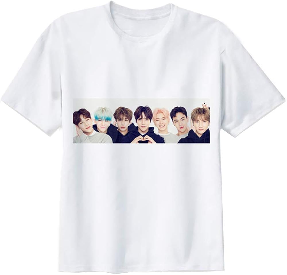 Monsta X Camiseta Popular Super Camiseta para Hombre de Manga Corta de algodón Sudor-Absorbente Camiseta Deportiva Unisex: Amazon.es: Ropa y accesorios