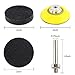 Coceca 140pcs 2 Inches Sanding Discs Pad Kit for Drill Grinder Rotary Tools with Backer Plate Shank and Soft Foam Buffering Pad,Sandpapers Includes 60-3000 Grit