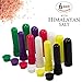 Himalayan Pink Salt Nasal Inhaler Tube Therapy, Natural Breathing Sinus & Lung Relief Respiratory Health Wellness Benefit (6pk / Himalayan Salt)